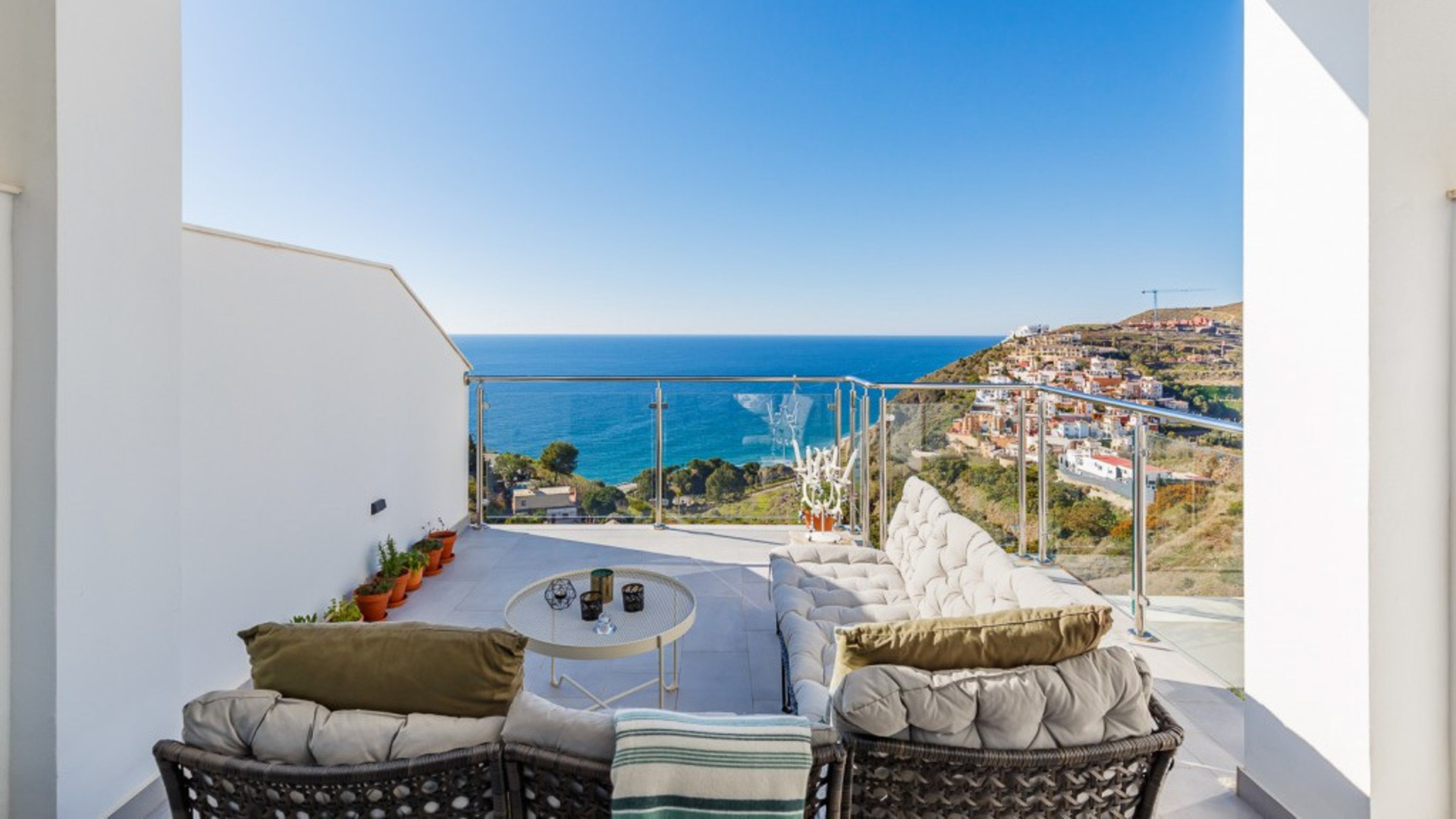 Apartmán v destinaci Nerja s výhledem na moře